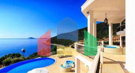 Эксклюзивные виллы 5+1 с видом на море в Калкане