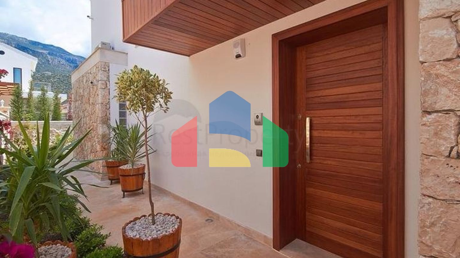 Вилла 4+1 с видом на море в Калкане