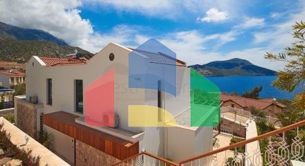 Вилла 4+1 с видом на море в Калкане