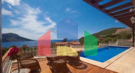 Вилла 4+1 с видом на море в Калкане