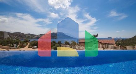 Вилла 4+1 с видом на море в Калкане