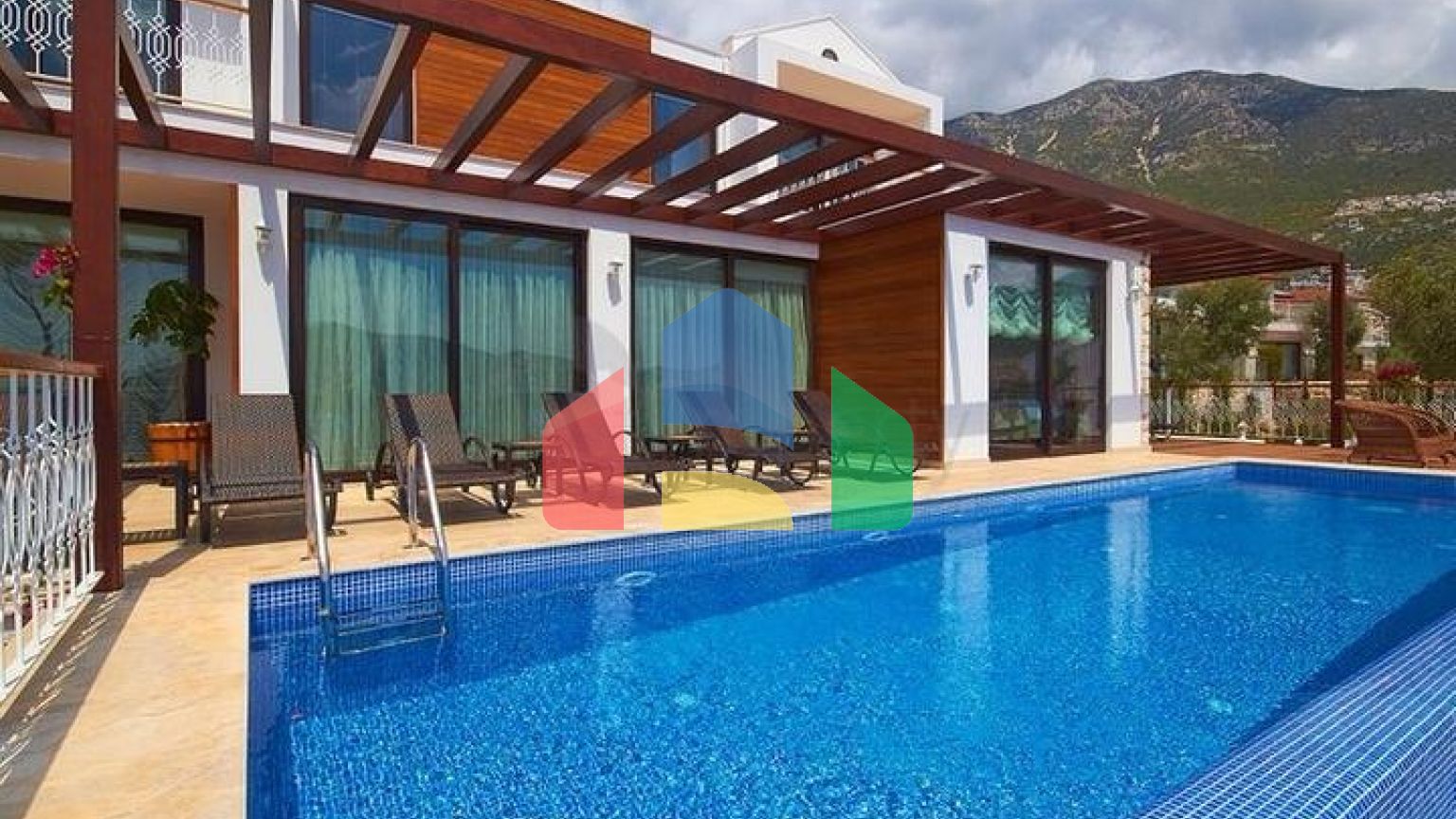 Вилла 4+1 с видом на море в Калкане