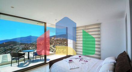 Приватна вілла 5 + 1 у Калкані з видом на море та острови