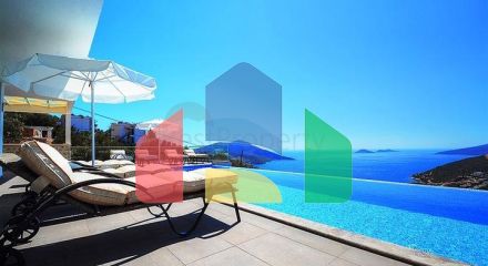 Приватна вілла 5 + 1 у Калкані з видом на море та острови