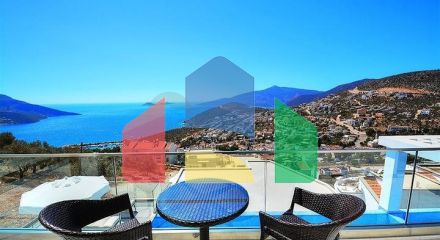 Приватна вілла 5 + 1 у Калкані з видом на море та острови