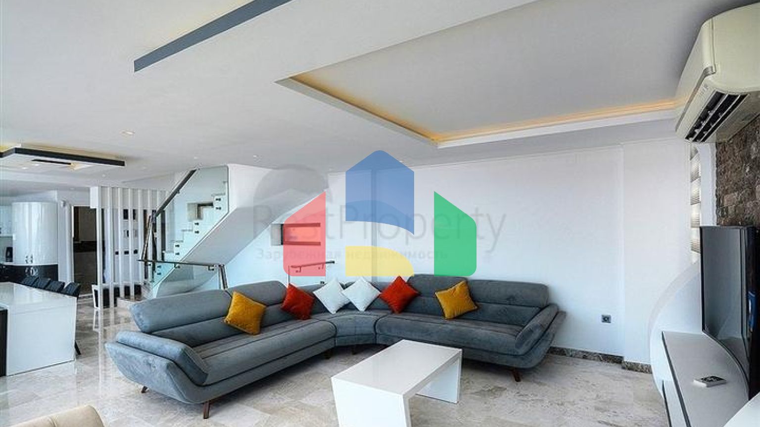 Приватна вілла 5 + 1 у Калкані з видом на море та острови