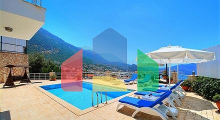 Furnished villa in an atmospheric Kalkan