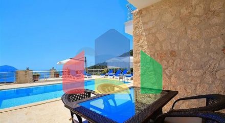 Furnished villa in an atmospheric Kalkan