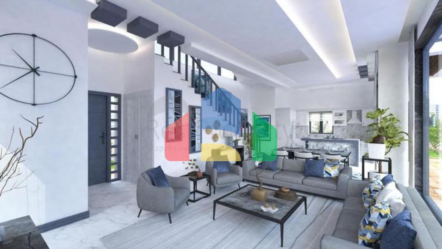 Вилла планировки 4+1 в районе Фетхие - Анталия