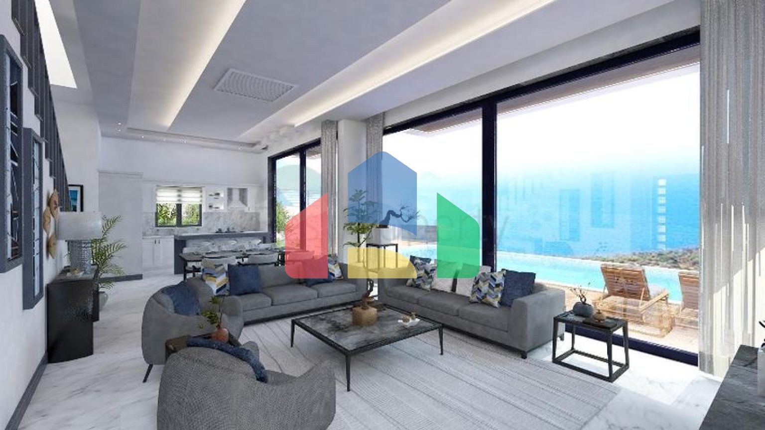 Вилла планировки 4+1 в районе Фетхие - Анталия