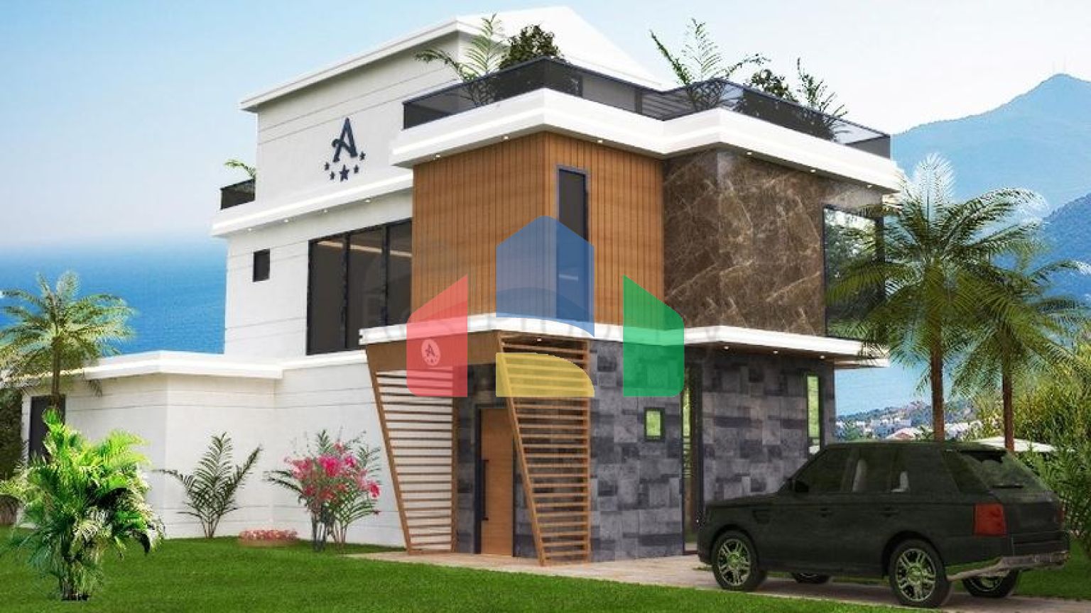 Вилла планировки 4+1 в районе Фетхие - Анталия