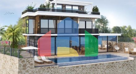 Вилла планировки 4+1 в районе Фетхие - Анталия