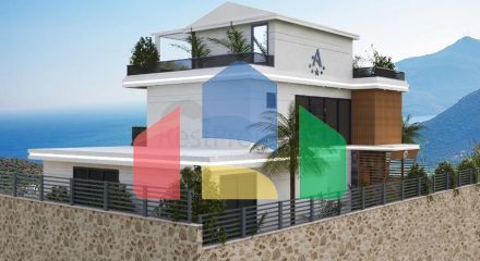 Вилла планировки 4+1 в районе Фетхие - Анталия