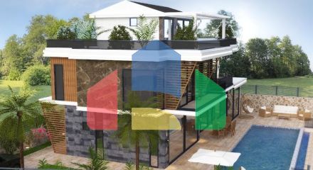 Вилла планировки 4+1 в районе Фетхие - Анталия