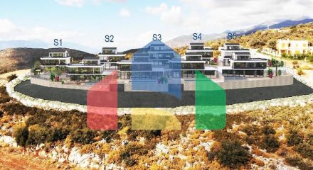 Вилла планировки 4+1 в районе Фетхие - Анталия