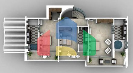 Современная вилла с видом на море в Калкане Современная вилла с видом на море в Калкане