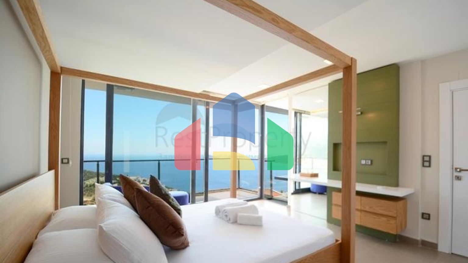 Очаровательная вилла с видом на море в Калкане