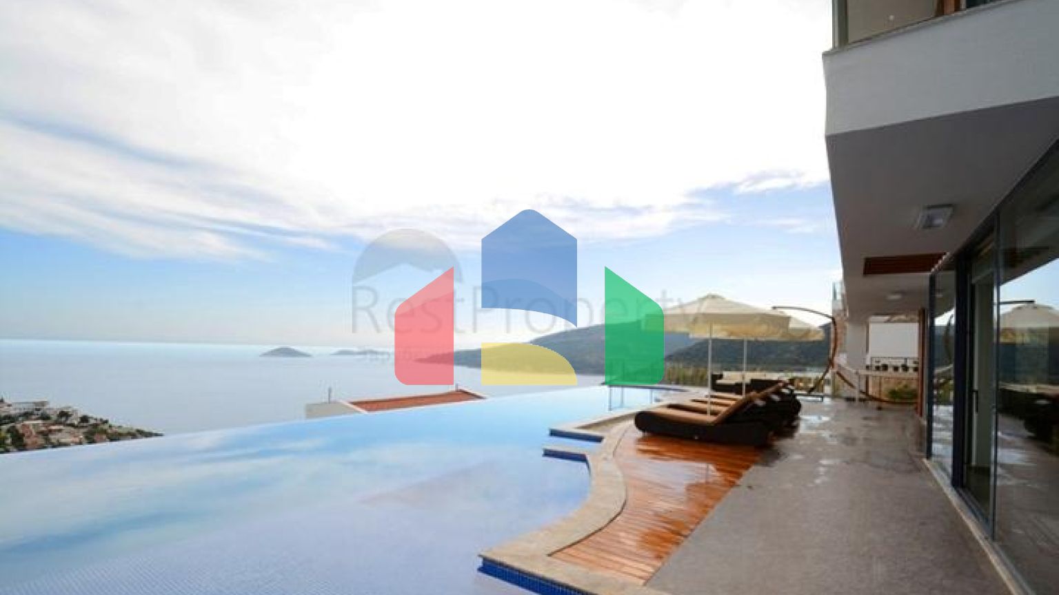 Очаровательная вилла с видом на море в Калкане