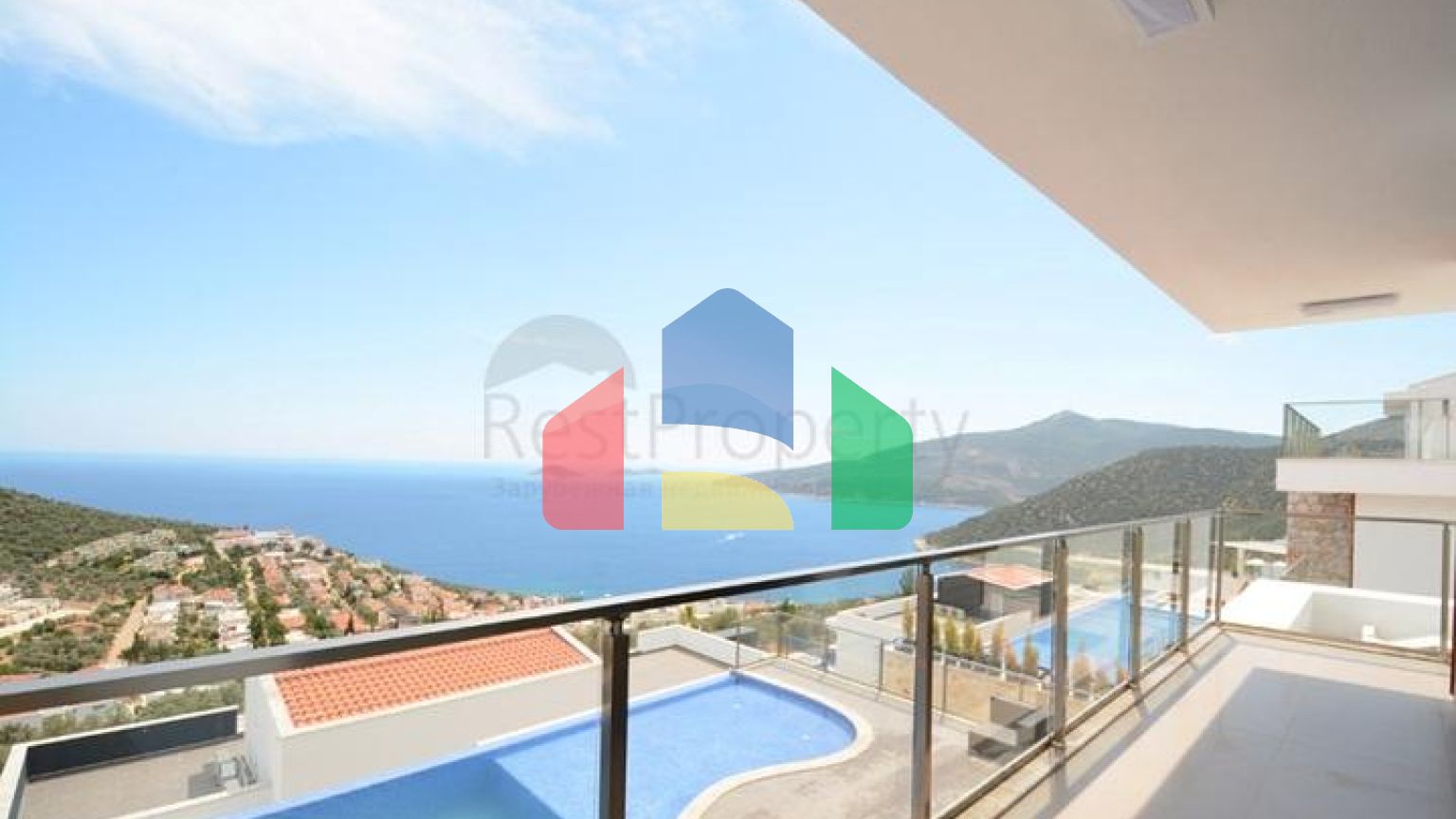 Очаровательная вилла с видом на море в Калкане