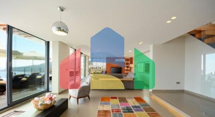 Очаровательная вилла с видом на море в Калкане