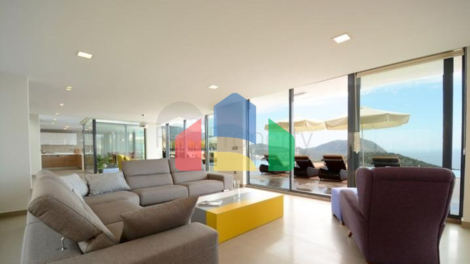 Очаровательная вилла с видом на море в Калкане