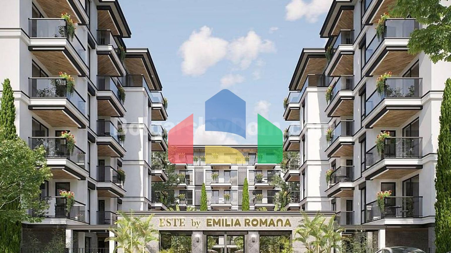 Двокімнатна квартира в Емілія Романа Есте