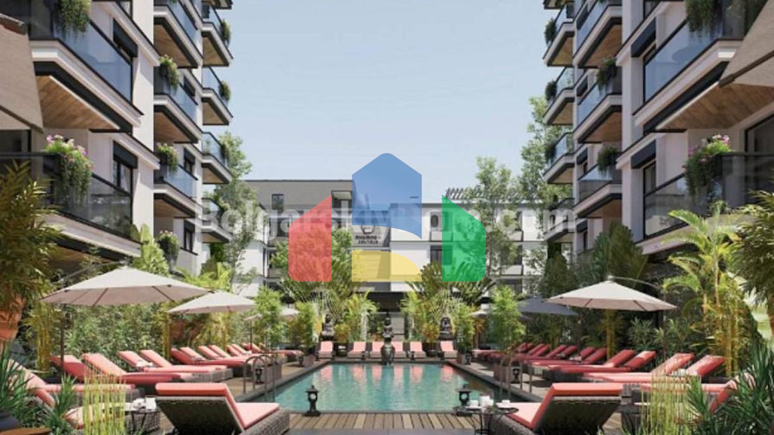 Двокімнатна квартира в Емілія Романа Есте