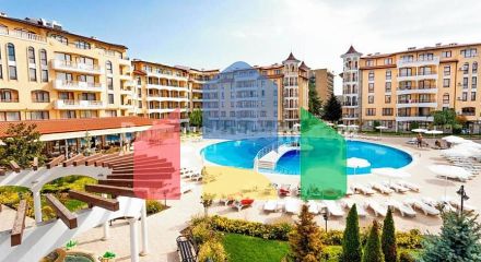 Двокімнатна квартира в Роял Сан