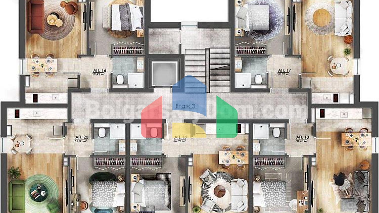 Квартири від забудовника в Белла Сол