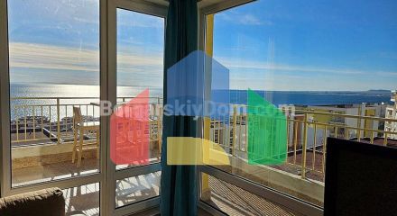 Двокімнатна квартира з панорамним видом на море в Краун Форт Клуб