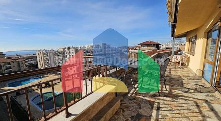 A large two-bedroom apartment with sea view in Aqua Dreams