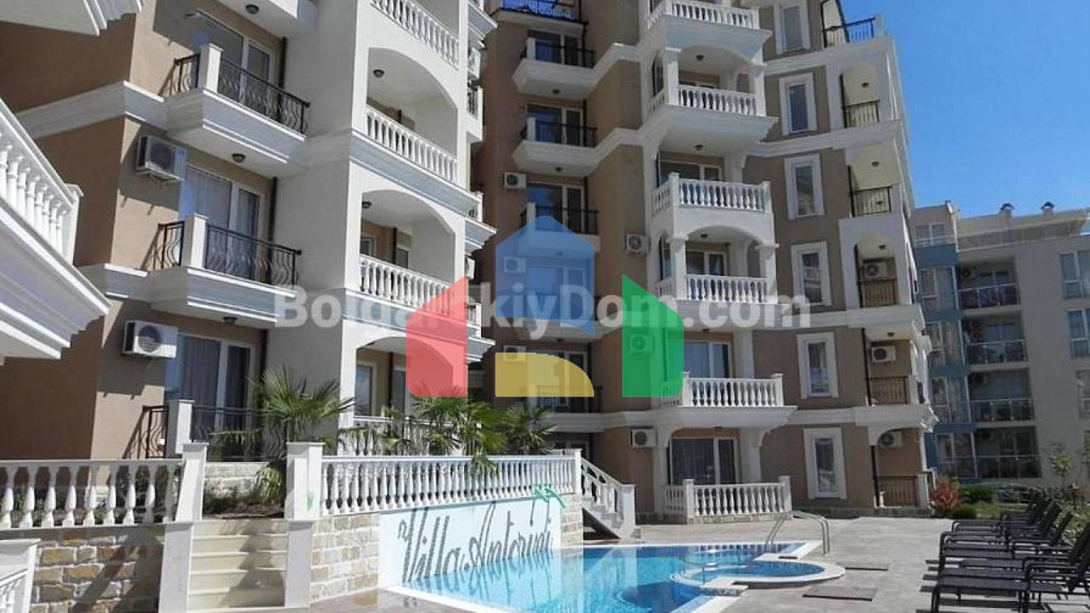 Двухкомнатная квартира в Вилла Анторини