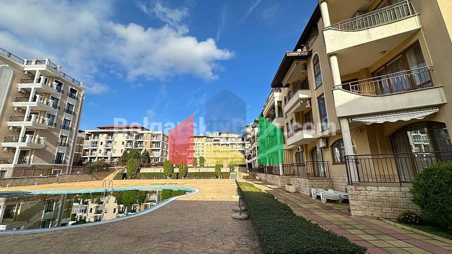 Двухкомнатная квартира в Аква Дримс