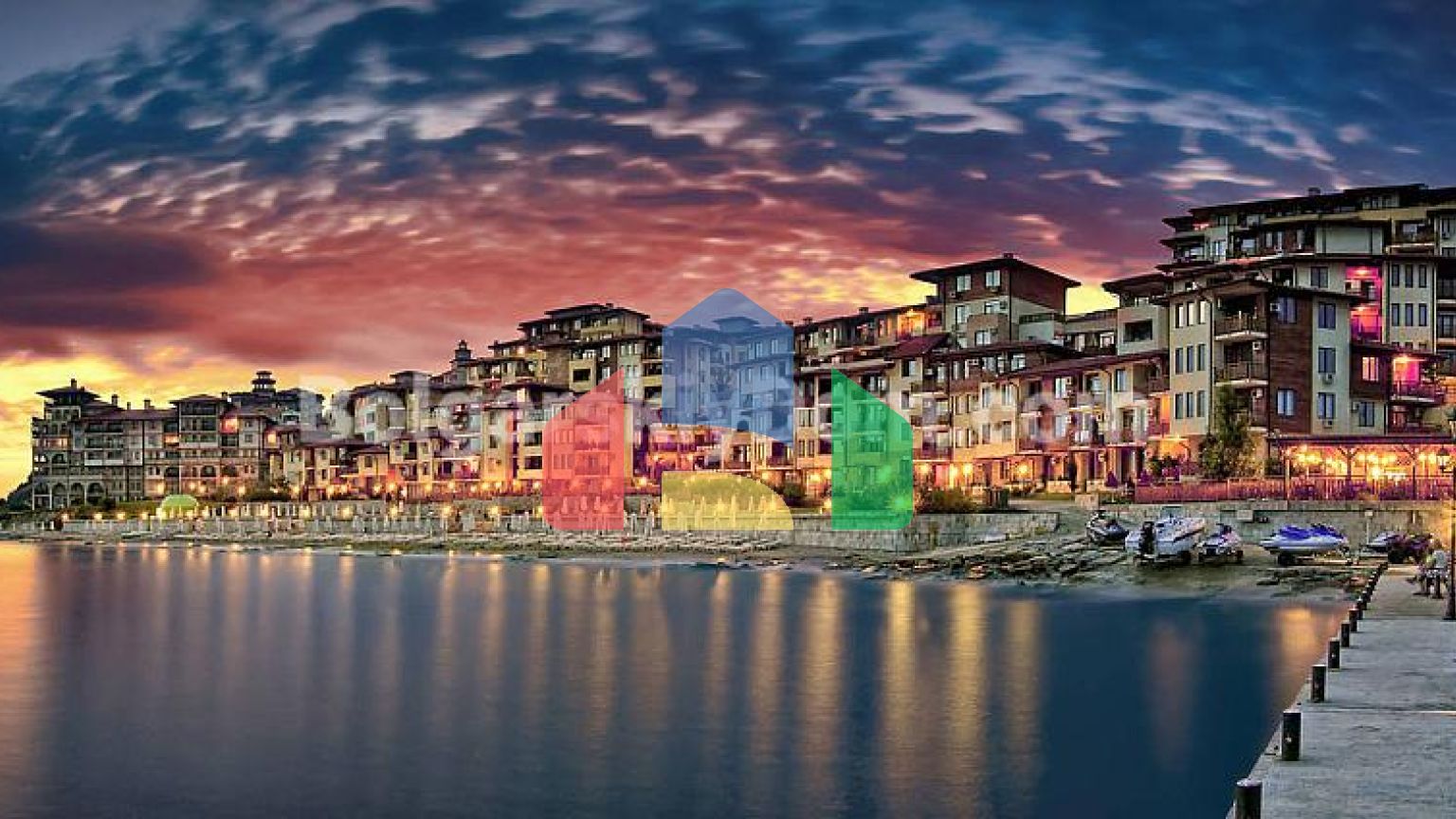 Двухкомнатная квартира в Райский Сад