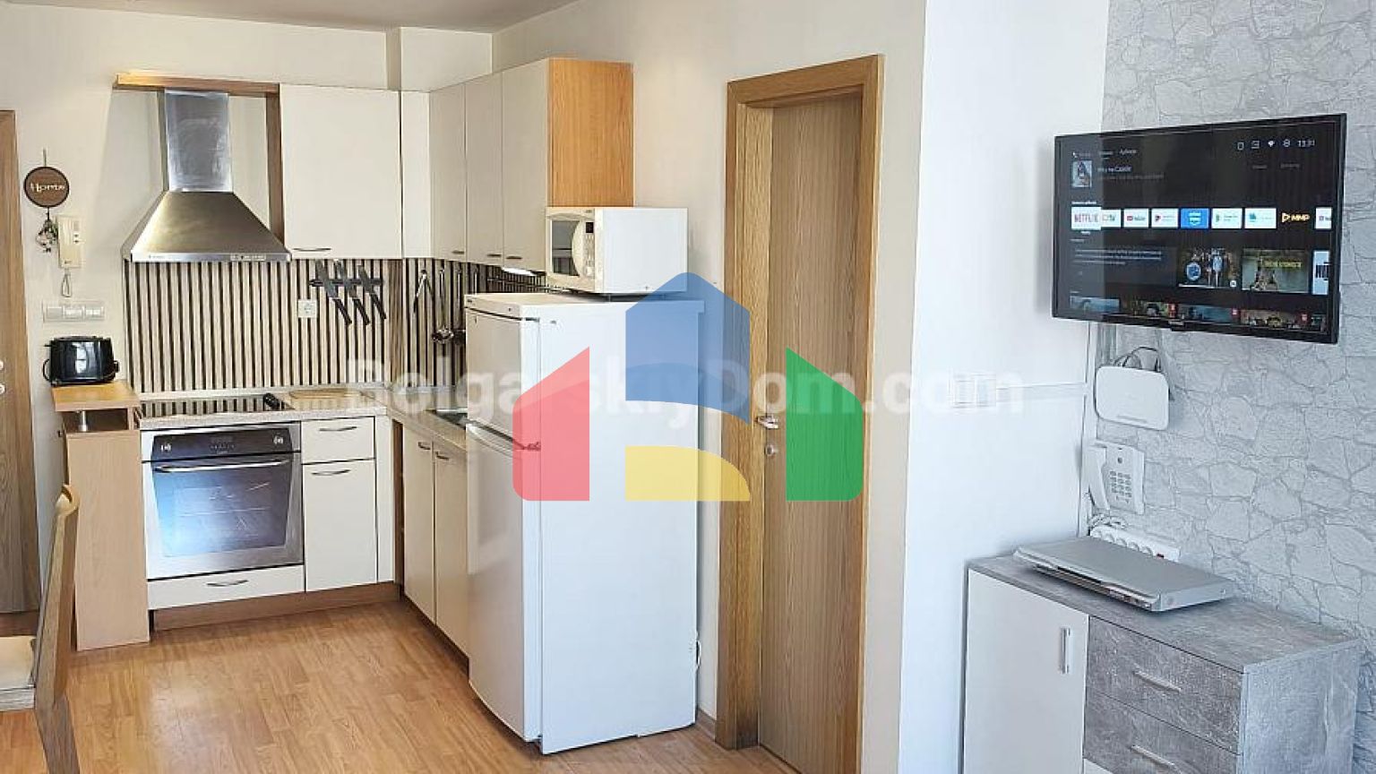 Двухкомнатная квартира в Райский Сад