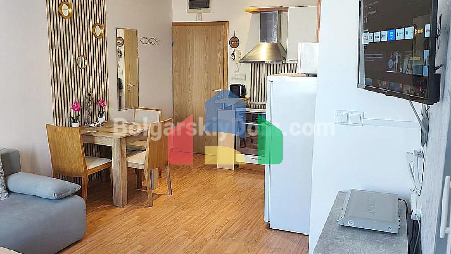 Двухкомнатная квартира в Райский Сад