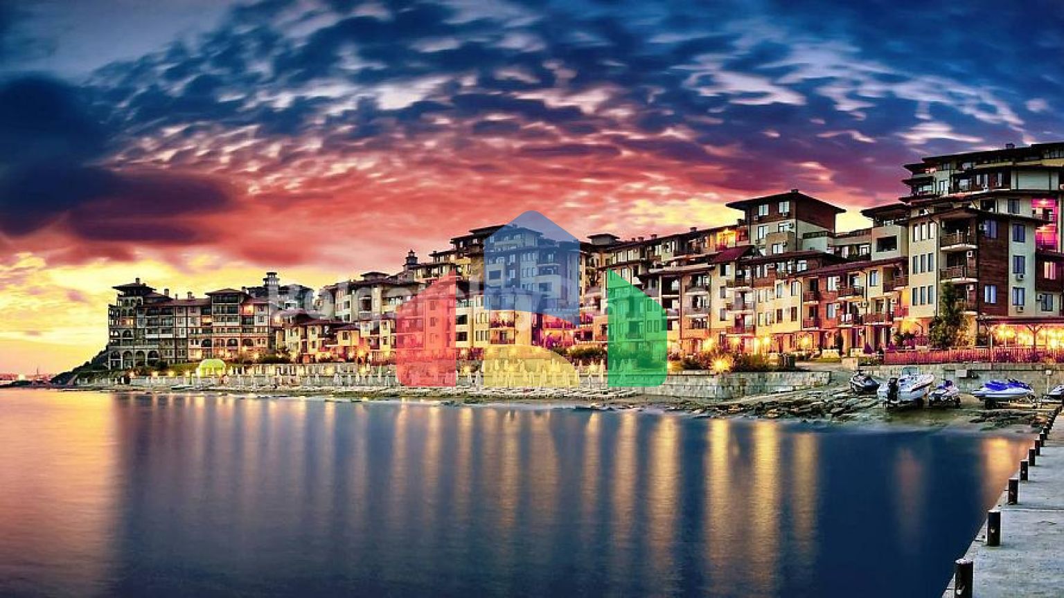 Двухкомнатная квартира в Райский Сад