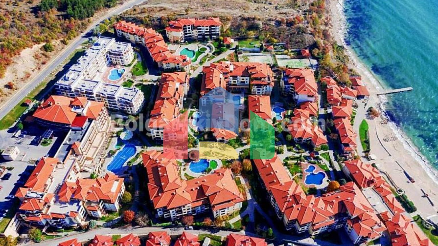 Двухкомнатная квартира в Райский Сад