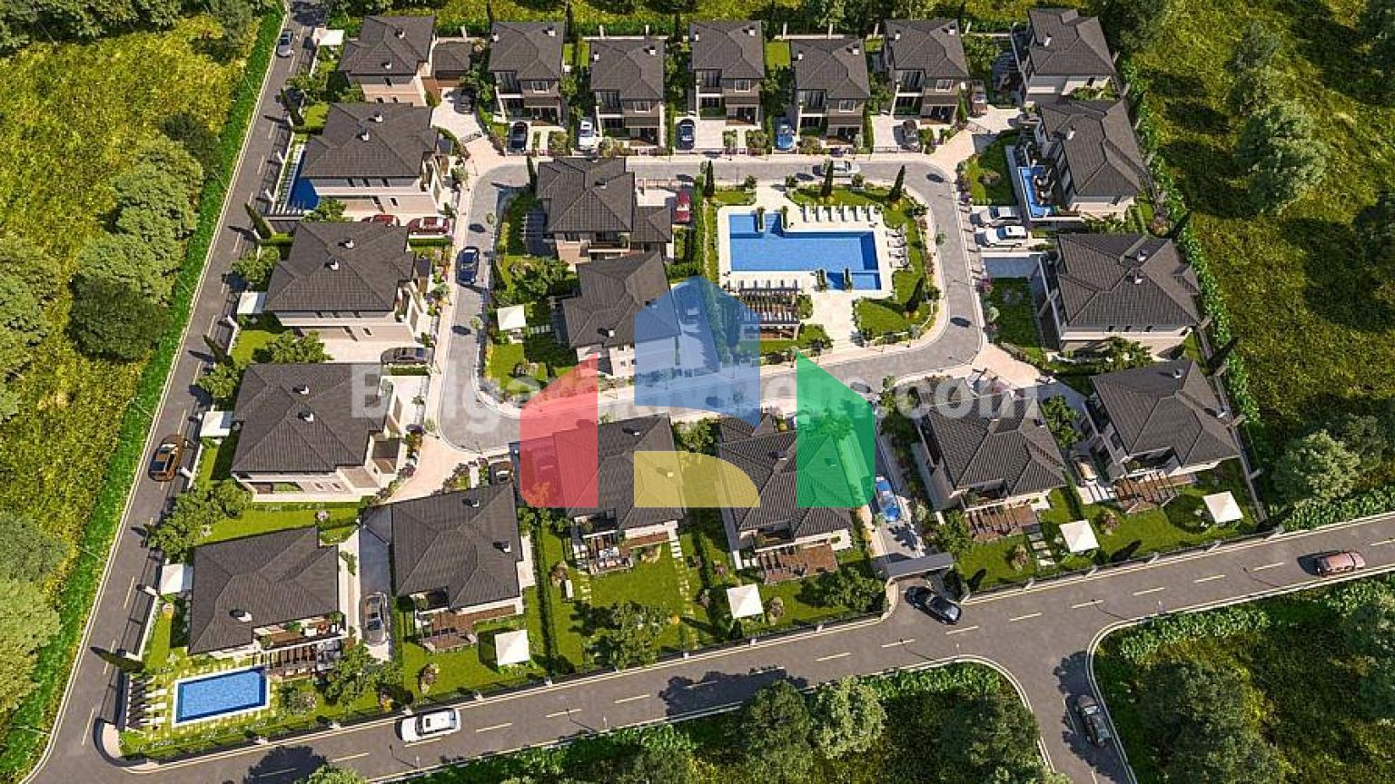 Будинки в комплексі в Поморіє