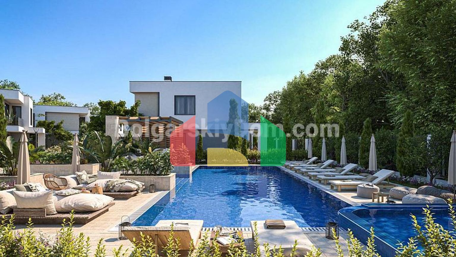 Будинки в комплексі в Поморіє