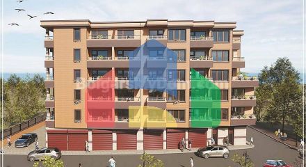 Apartments from the developer in Pomorie in a residential building