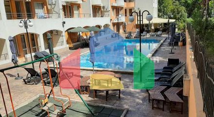 Двокімнатна квартира в Поморіє Біч Резорт