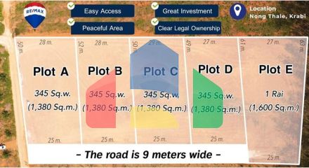Residential - Land - Mueang Krabi, Krabi - TH Residential - Land - Mueang Krabi, Krabi - TH