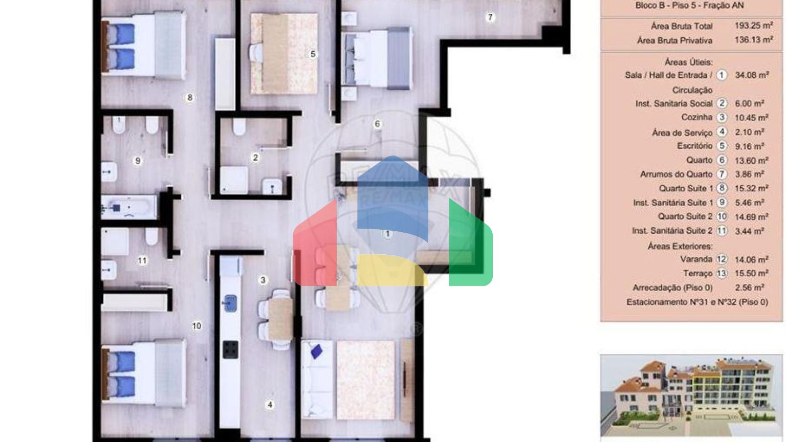 Residential - Condo/Apartment - T3 - Funchal (Se), Funchal - PT