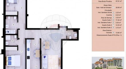 Residential - Condo/Apartment - T2 - Funchal (Se), Funchal - PT