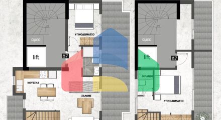 Продажа - Двухуровневая квартира 101 m² в Салониках