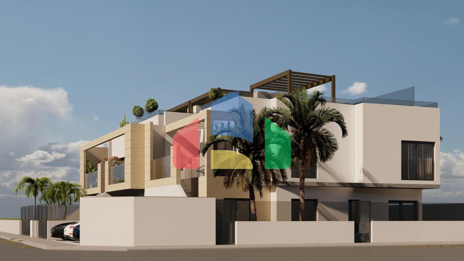 Бунгало новой постройки в Ло Паган: Современная жизнь рядом с пляжем