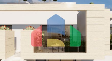 Бунгало новой постройки в Ло Паган: Современная жизнь рядом с пляжем