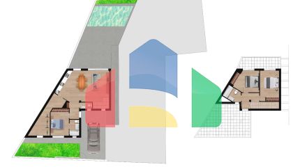 Новая вилла с частным бассейном, готовая к заселению, всего в 500 м от пляжа