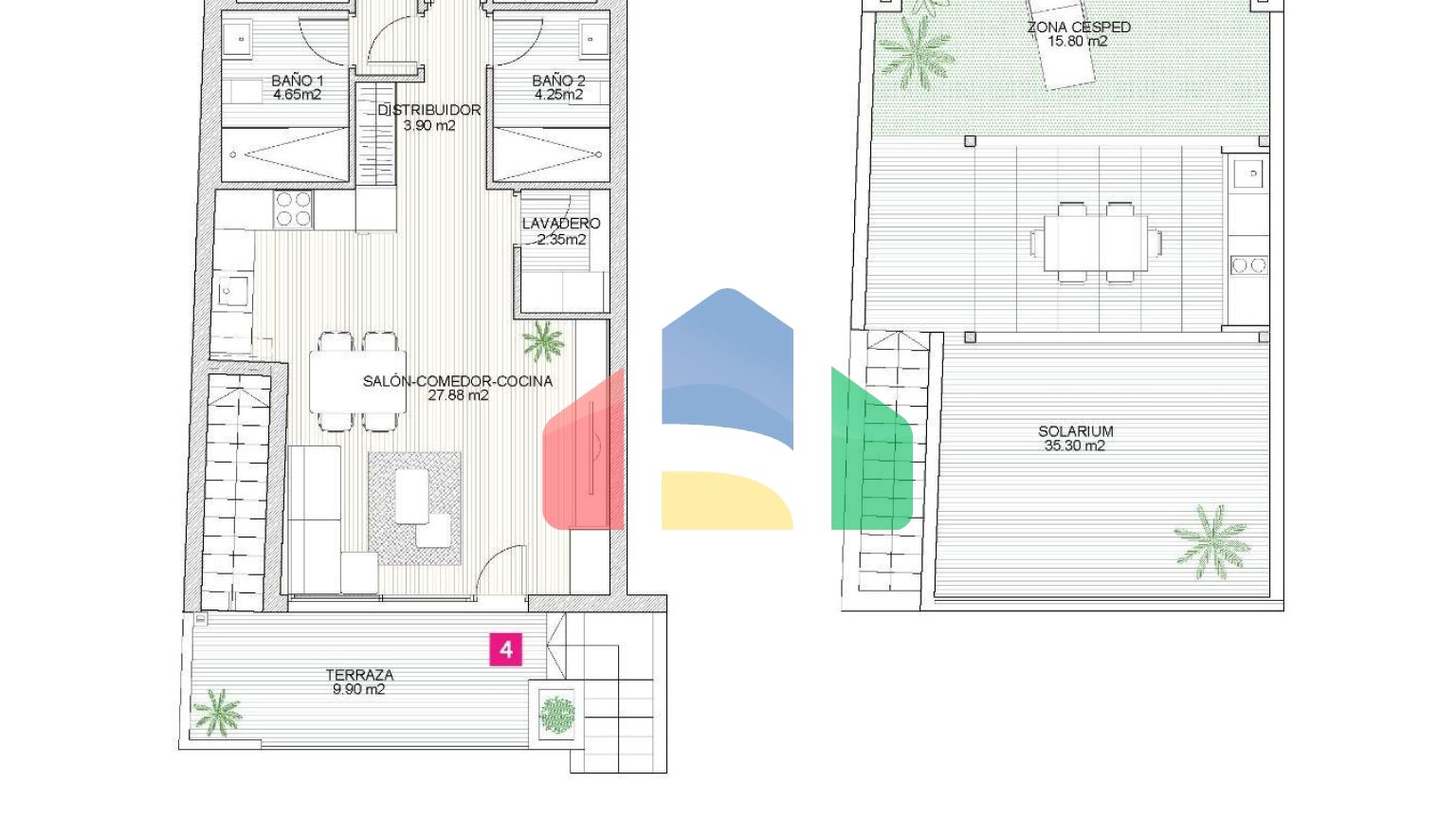 Бунгало новой постройки в Ло Паган: Современная жизнь рядом с пляжем